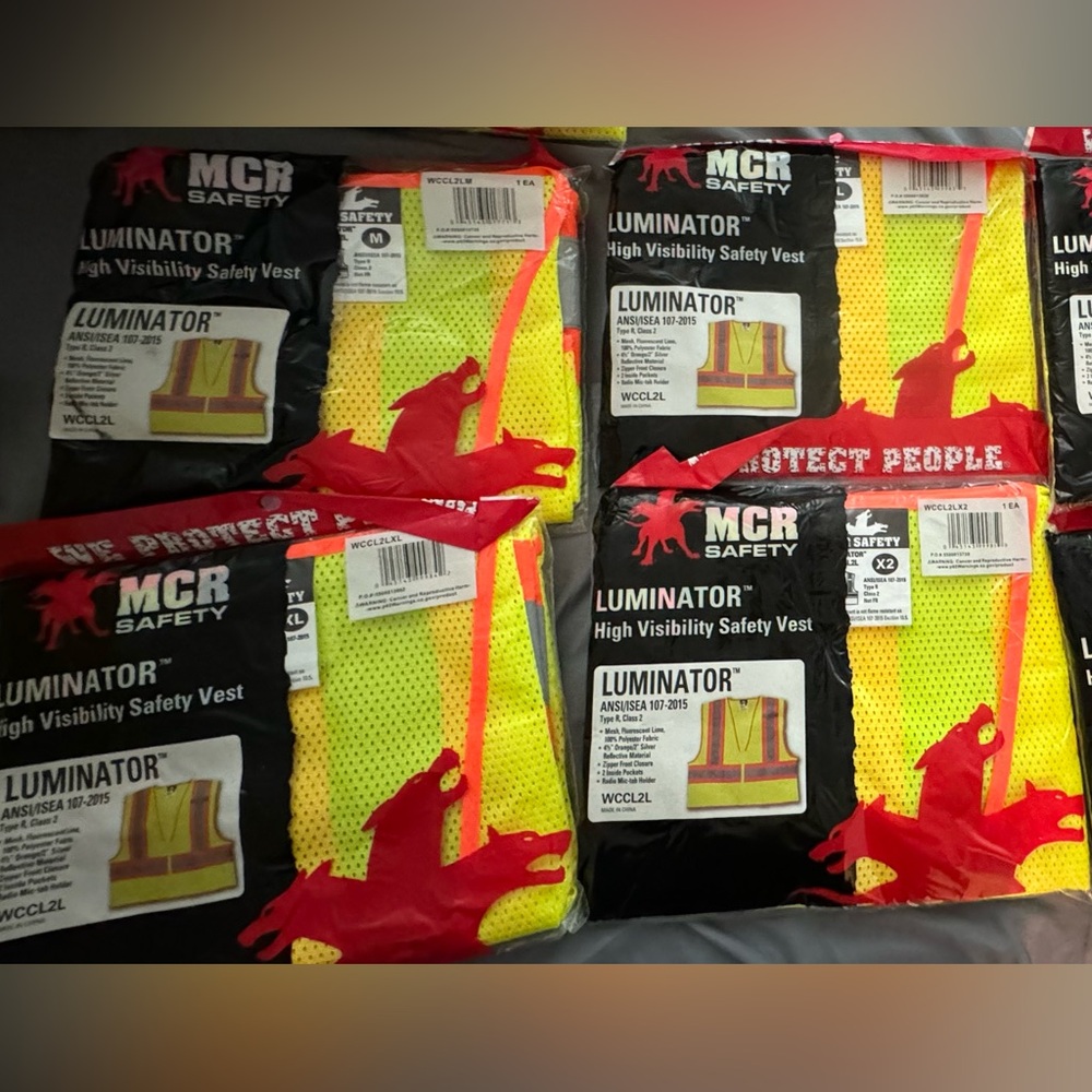 MCR safety luminator vest